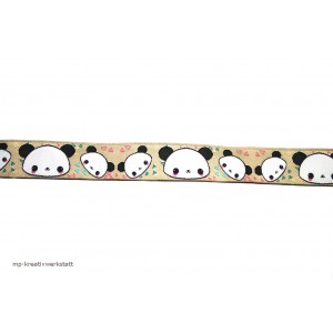 1m Webband mit Pandas 20mm 